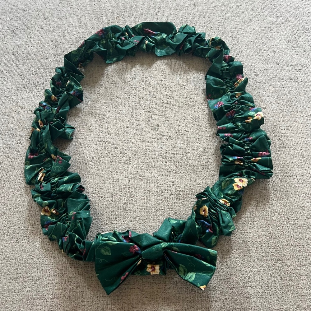 Longaberger Vintage‎ Basket Garter Emerald Vines Original Pattern